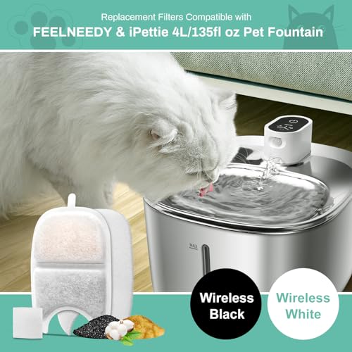 6 Set Replacement Filters & Sponges for 135 fl oz