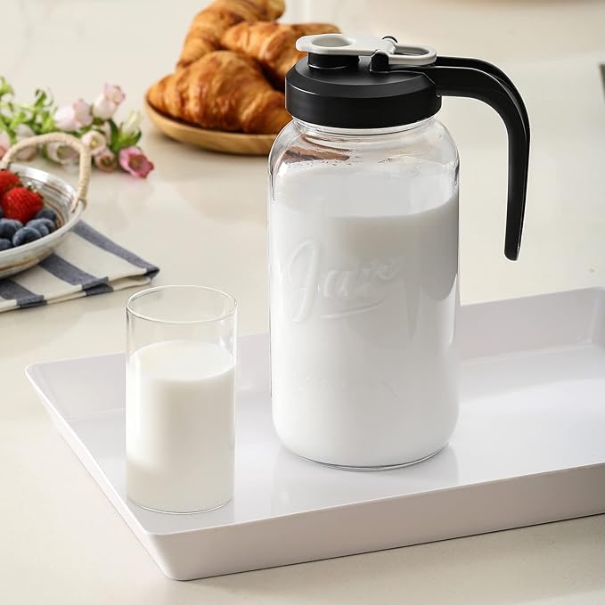 Glass Pitcher with Lid (3 Count)
