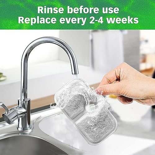 9 Pack Replacement Filters for Petlibro Dockstream Cat Water Fountain PLWF005 PLWF115 PLWF105 (9 Count)