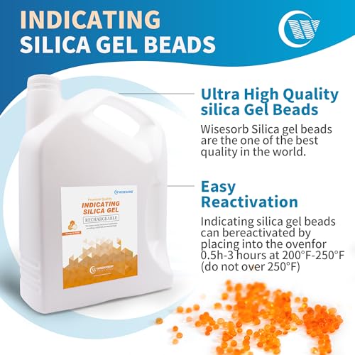 37.5 LBS] Orange Premium Indicating Silica Gel Beads
