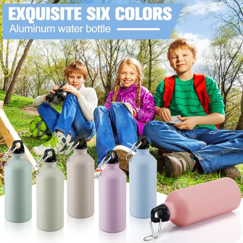 18 Pcs Aluminum Water Bottles Bulk Reusable Bottles (18 Count)