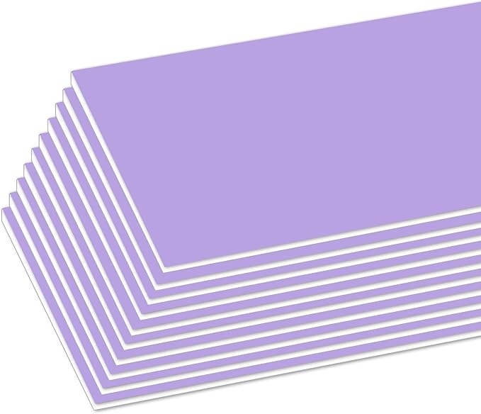 BAZIC Products Foam Board 20" X 30" Lavender, Colored Foam Boards 3/16 Inch Thickness, 4 Count, Presentation Signboards School Craft Project Framing Display