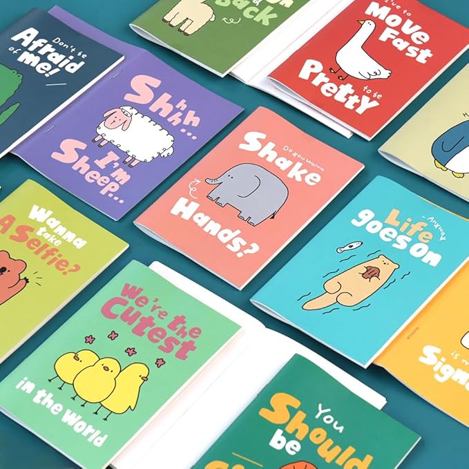Monolike Mini Storytown Ver.2 Blank Note 6P B SET_105x148mm, 48pages