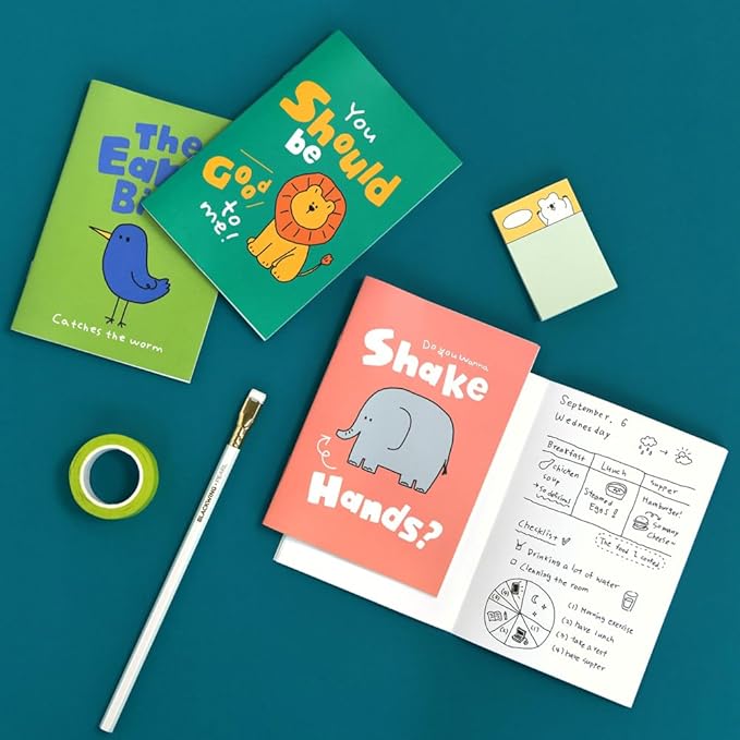 Monolike Mini Storytown Ver.2 Blank Note 6P B SET_105x148mm, 48pages