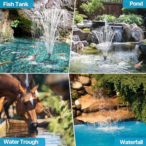 55W Solar Fountain Pump with Pond Filter Box