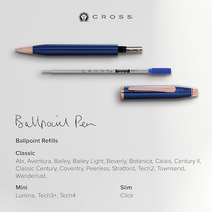Cross Ball-Point Refill For Standard Cross Ball-Point Pens - Black Medium