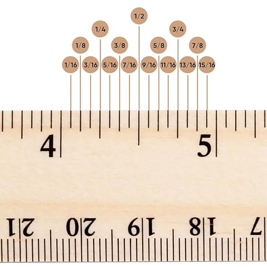 100 Pack Wooden Ruler 12 Inch - Wood Rulers Bulk for Classroom Students, 2 Scale Measuring Rulers with Centimeters & Inches - 30 cm Drafting Tools for Home Office School