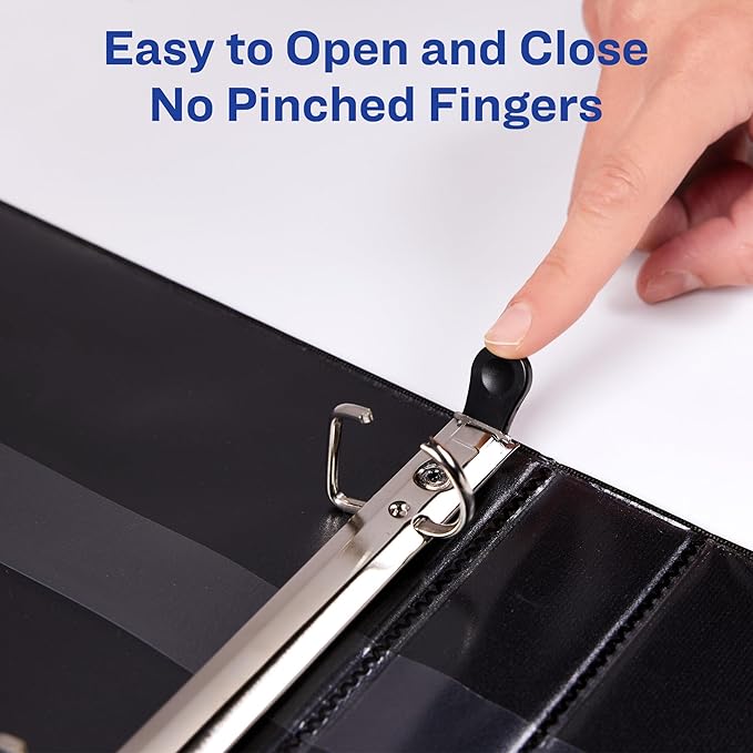Avery Heavy-Duty Binder with 1-Inch One Touch EZD Ring, Black (79990)