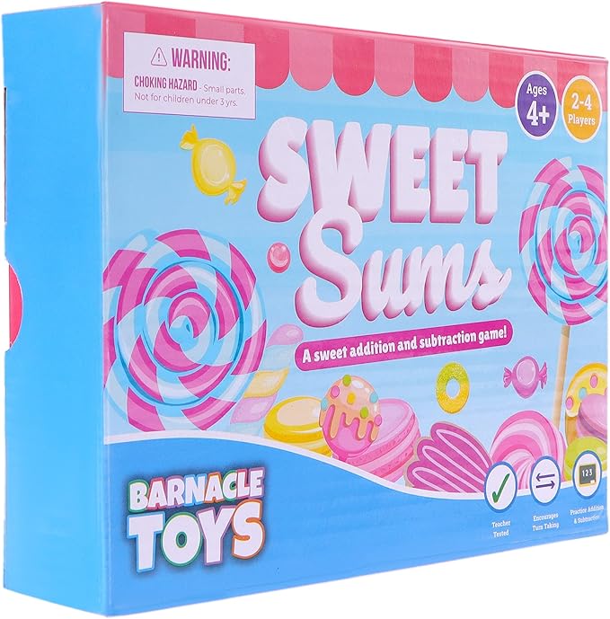Sweet Sums | Kindergarten Addition & Subtraction Math Games for Kids Ages 4-8 | Math Manipulatives