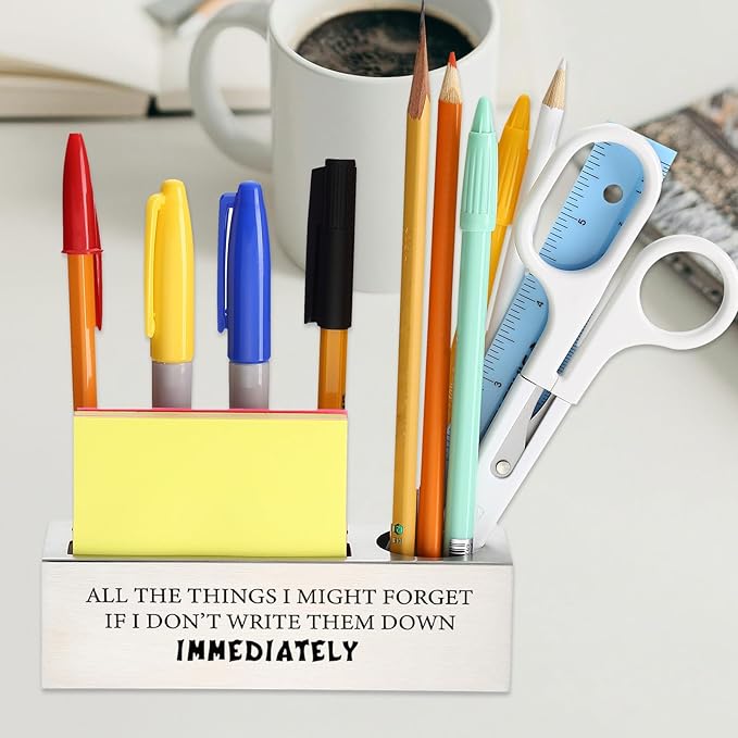 Funny Office Desk Organizer, Pencil Holder for Coworkers and Boss, Sarcastic Work Decor for Employees, Workplace Humor Gift, Funny Office Pencil Holder for Desk SD281
