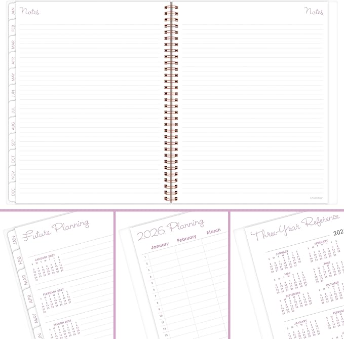 Cambridge 2026 Planner, Weekly & Monthly, 8-1/2" x 11", Large, Mina (1134-905-26)