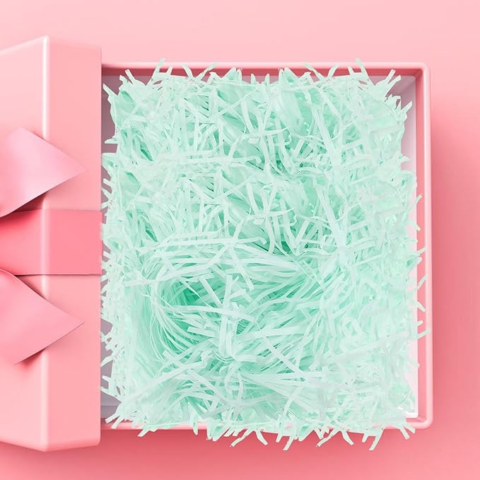 SUPVOX Raffia Shredded Paper Filler for Boxes, 500g Bag Crinkle Paper Basket Filler for Wedding Birthday Party Decorations and DIY Packaging
