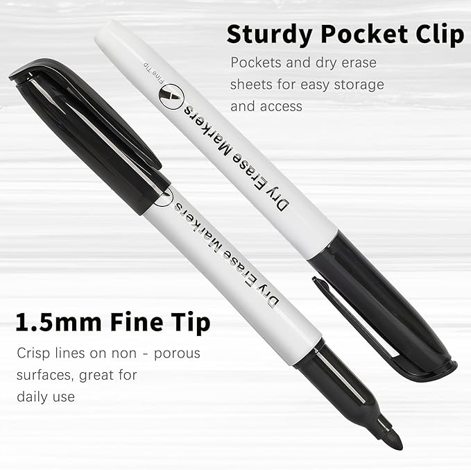 108 Count Dry Erase Markers Bulk, Fine Tip Whiteboard Markers for Kids Teachers, Dry Erase Pens Bulk Pack for Classroom Home, Back to School Supplies