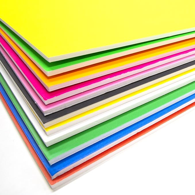 BAZIC Products Foam Board 20" X 30" Blue, Colored Foam Boards 3/16 Inch Thickness, Presentation Signboards School Craft Project Framing Display, 25-Pack