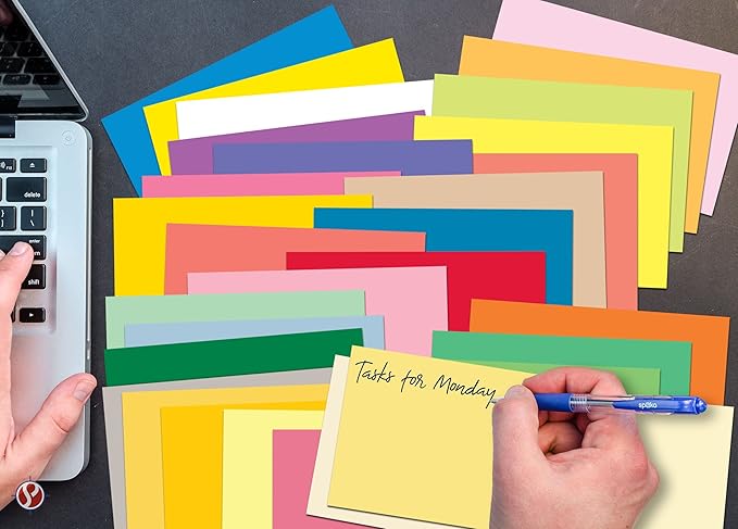 Memo Sheets, 4 X 6 Inches, 500 Sheets Per Pack. (Yellow)