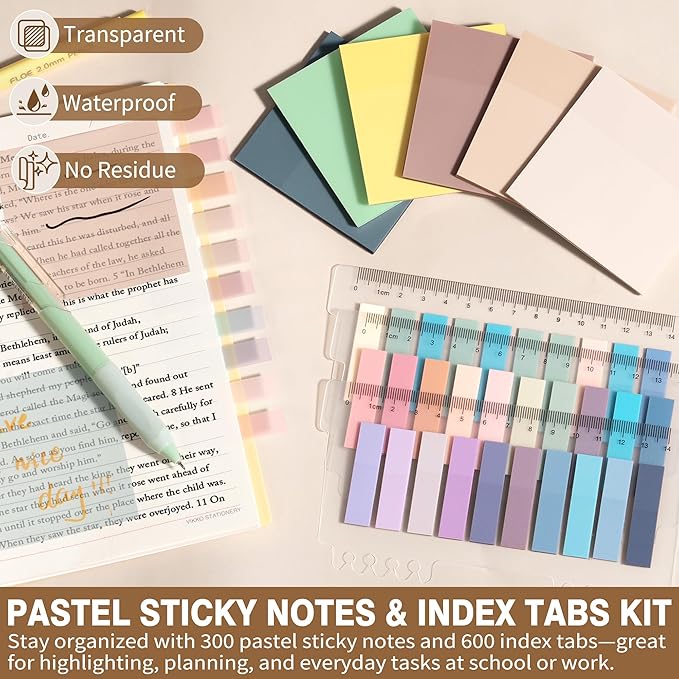 62PCS Aesthetic School Supplies, Cute Back to School Supplies College Essentials Preppy Stationary Set with Large Pencil Pouch Case, Pastel Highlighters Gel Pens Mechanical Pencils for Student Girls