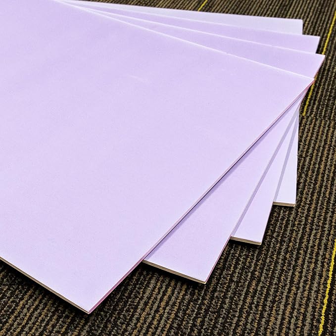 BAZIC Products Foam Board 20" X 30" Lavender, Colored Foam Boards 3/16 Inch Thickness, 4 Count, Presentation Signboards School Craft Project Framing Display